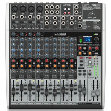 广东百灵达 Behringer X1622USB 模拟调音台 USB声卡调音台 直播K歌调音台